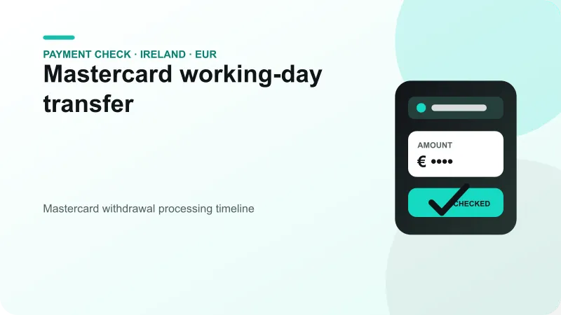 Mastercard withdrawal processing timeline