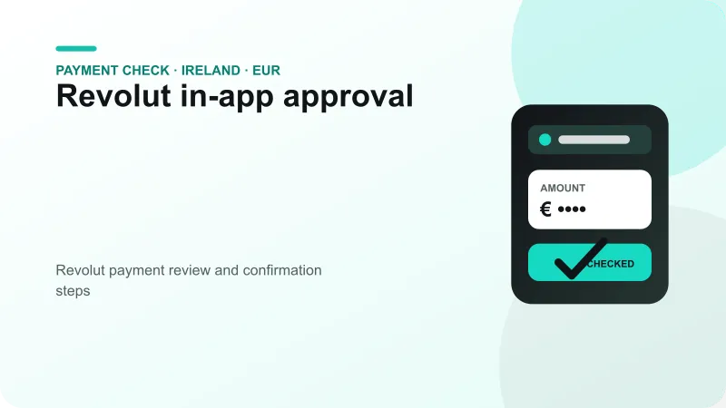 Revolut payment review and confirmation steps