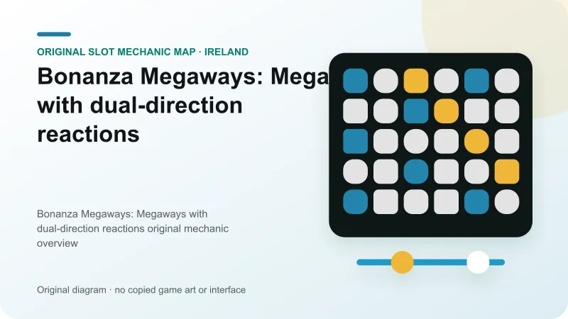 Original megaways with dual-direction reactions diagram for Bonanza Megaways