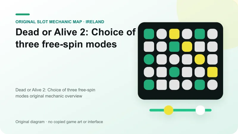 Original choice of three free-spin modes diagram for Dead or Alive 2